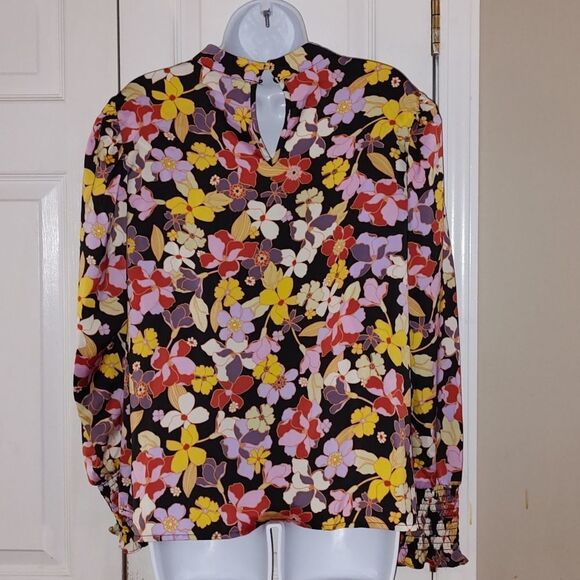 Who what Wear floral blouse Sz XXL NWOT - Picture 4 of 5